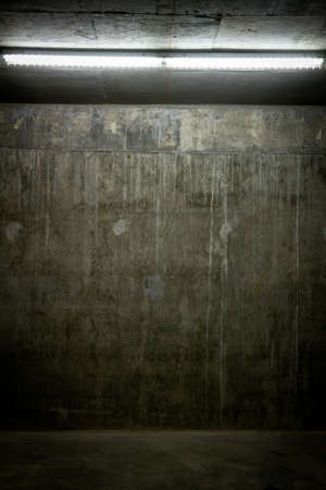 Grunge garage backgroundの写真素材