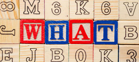 What in blocksの写真素材