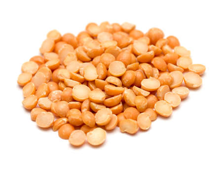 Yellow split peasの写真素材