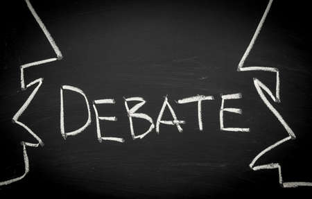 Debate conceptの写真素材