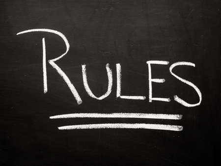 Rulesの写真素材