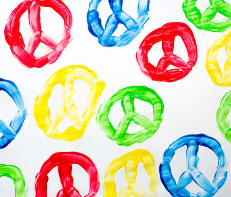 Peace symbol abstractの写真素材