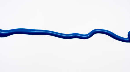 Blue paint lineの写真素材