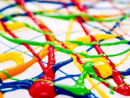 Wet paintの写真素材