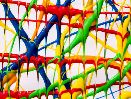 Finger paint backgroundの写真素材