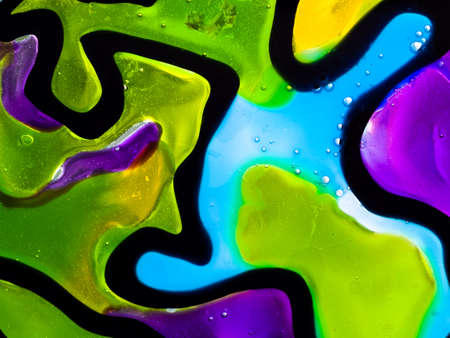 Abstract stained glass