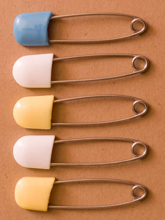 Five baby pinsの写真素材