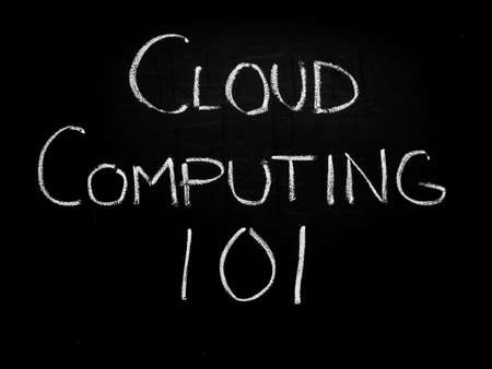 Cloud computing 101の写真素材