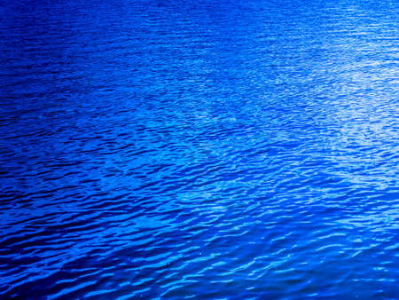Deep blue lakeの写真素材