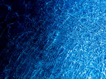 Deep blue water colorの写真素材