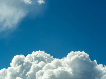 Blue skies and cloudsの写真素材