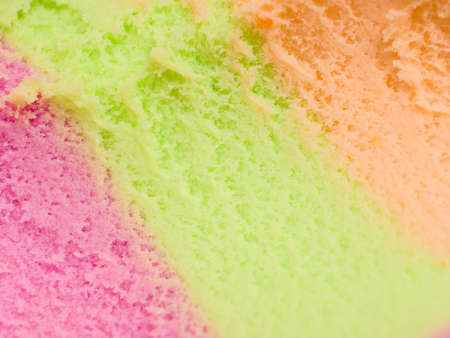 Rainbow sorbetの写真素材