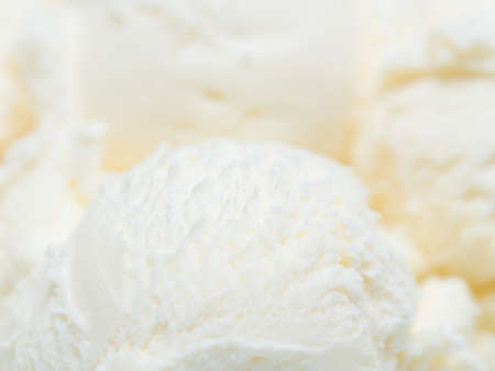 Vanilla ice cream backgroundの写真素材