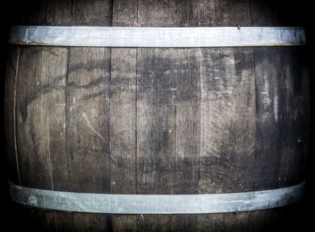 Oak barrelの写真素材