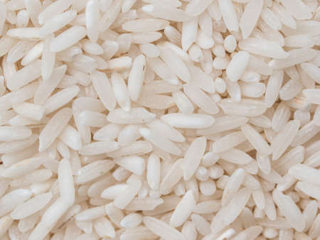 White rice close up