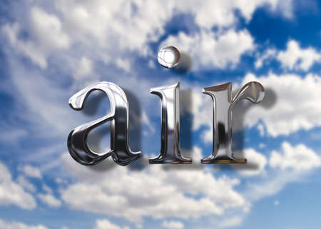 Air conceptの写真素材