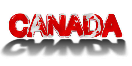 Canada word conceptの写真素材