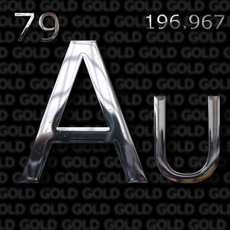 Gold element conceptの写真素材