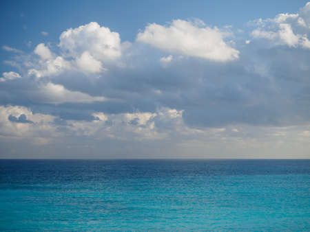 Clouds and ocean in Mexicoの写真素材