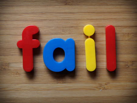 Fail conceptの写真素材