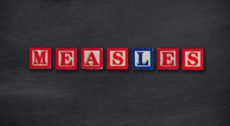 Measles concept