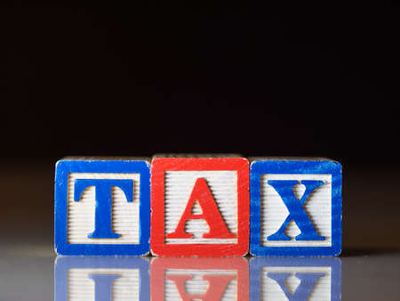 Tax conceptの写真素材