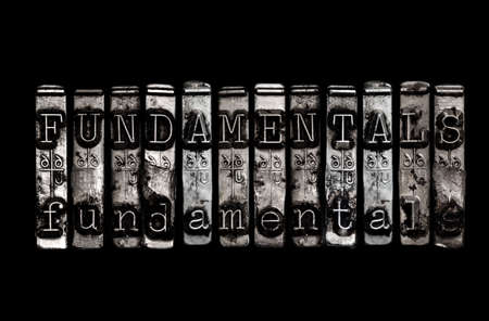 Fundamentalsの写真素材