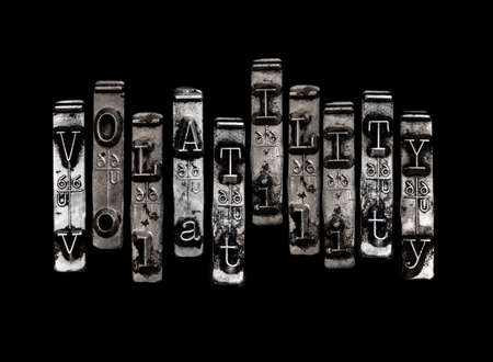 Volatility conceptの写真素材