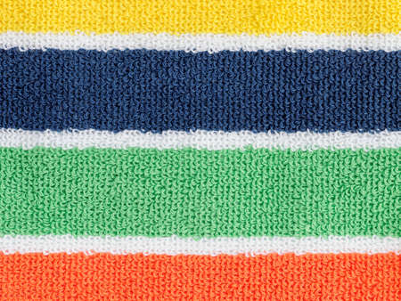 Striped towel backgroundの写真素材