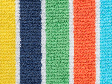 Striped towel backgroundの写真素材