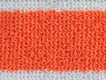 Orange beach towelの写真素材