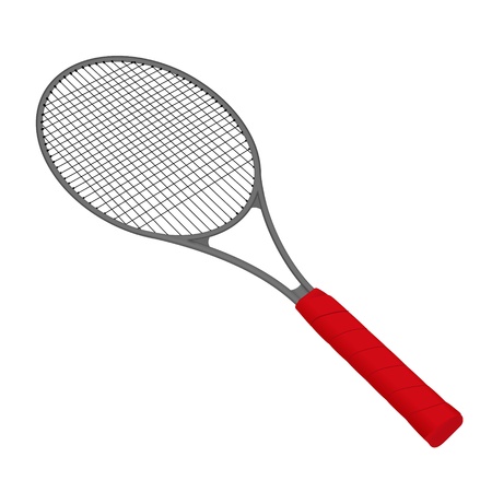 Realistic tennis racket のイラスト素材