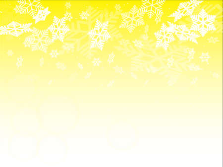 Christmast postcard with white snowflakesのイラスト素材