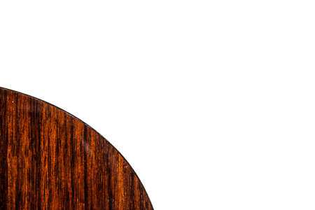 Guitar body corner of whiteの写真素材