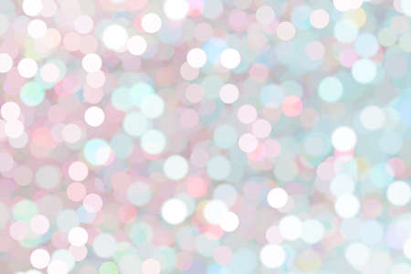 Abstract pink and turquoise light bokeh Background. Defocused Background. Illustration.