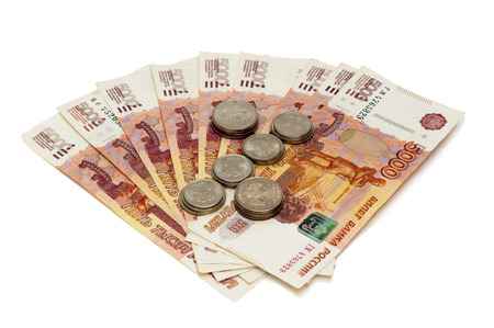 Interest in Russian rublesの写真素材