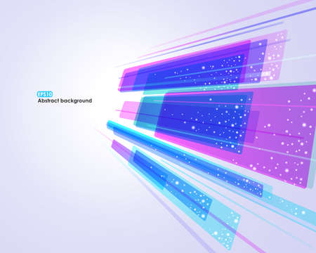 Abstract glowing  background for business cardのイラスト素材