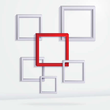 Abstract geometrical EPS10 vertor background with blank area for any contentのイラスト素材
