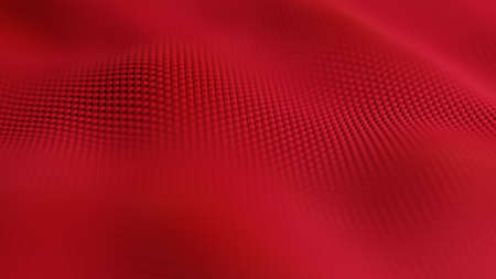 3d illustration of an abstract colorful red texture with shallow focus and macro lens effectの写真素材