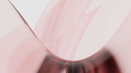 Abstract colorful background with waving geometry. 3d illustrationの写真素材