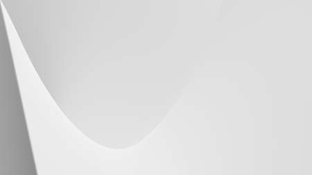 Colorful abstract background with wavy shapes and negative space for copy - 3d llustration (rendering)の写真素材