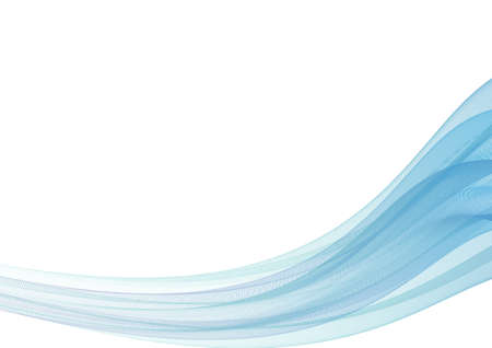 Colorful abstract smoke waves graphic design template illustration isolated on white backgroundの写真素材