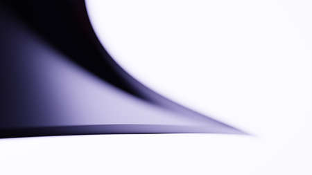 Abstract colorful violet or purple background with waving geometry. 3d render - illustration. Isolated on white with negative space for copyの写真素材