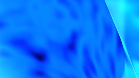Colorful geometric abstract illustration with blue shapes. 3d rendering (CGI)の写真素材