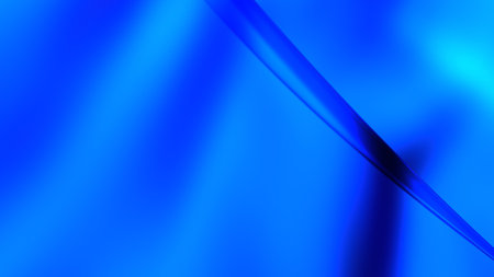 Colorful geometric abstract illustration with blue shapes. 3d rendering (CGI)の写真素材