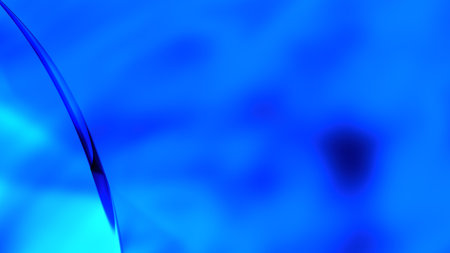 abstract blue background with some smooth lines in it (see portfolio for more in this series)の写真素材