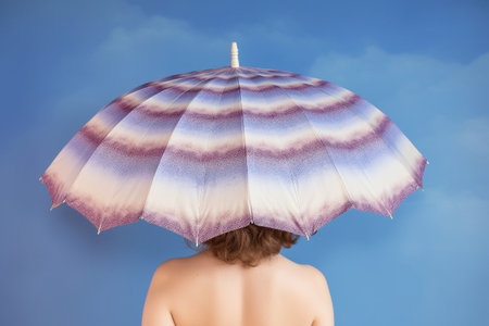 Abstract conceptual illustration of summer mood. Created with generative AIの素材