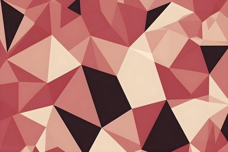Abstract illustration - modern art colorful painting with geometrical patterns. Created with generative AIの素材