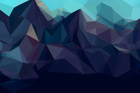 Abstract illustration - modern art colorful painting with geometrical patterns. Created with generative AIの素材