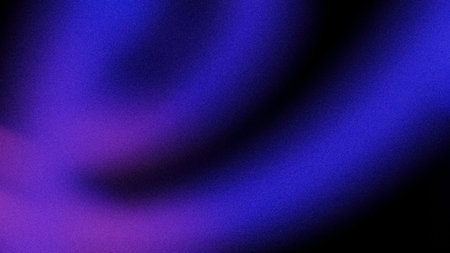 Abstract Colorful Pink and Blue Gradient Background, Grain or Noise Texture, Blur Neon Colors. Copy...